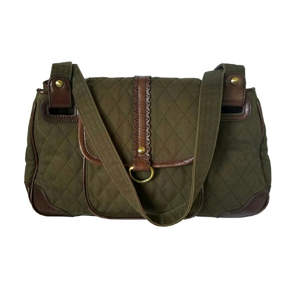 Vera Bradley Handbags - Vera Bradley Olive Green Quilted Handbag Vera Bradley Handbags - Vera Bradley Olive Green Quilted Handbag